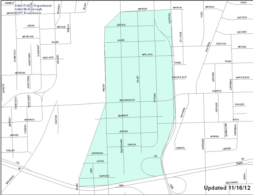 joliet mcdonough map