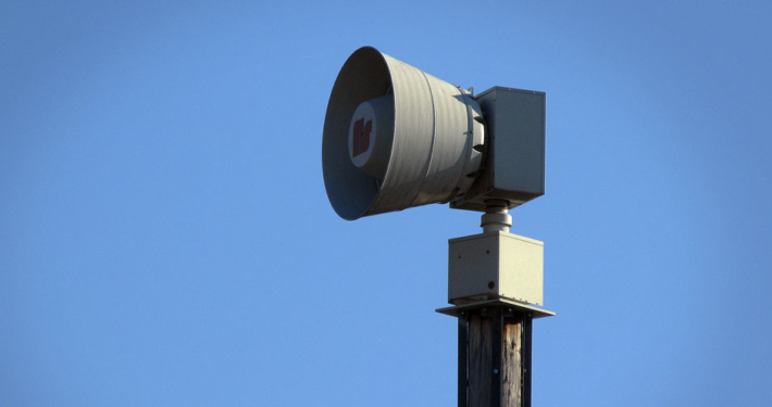 outdoor warning siren