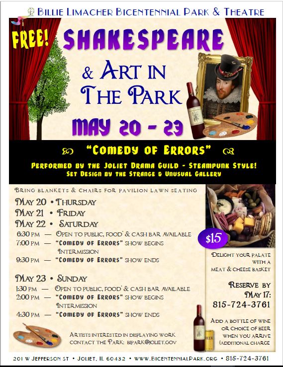 Shakespeare and Art in the Park