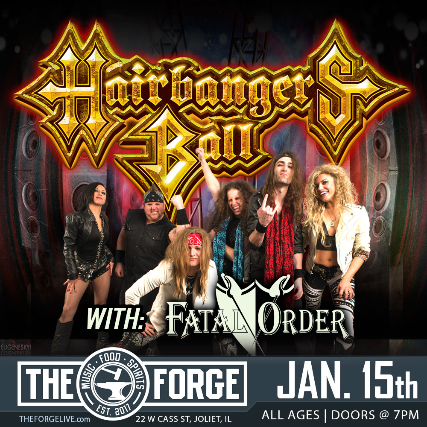 Hairbangers Ball with Fatal Order Jan. 15 at The Forge