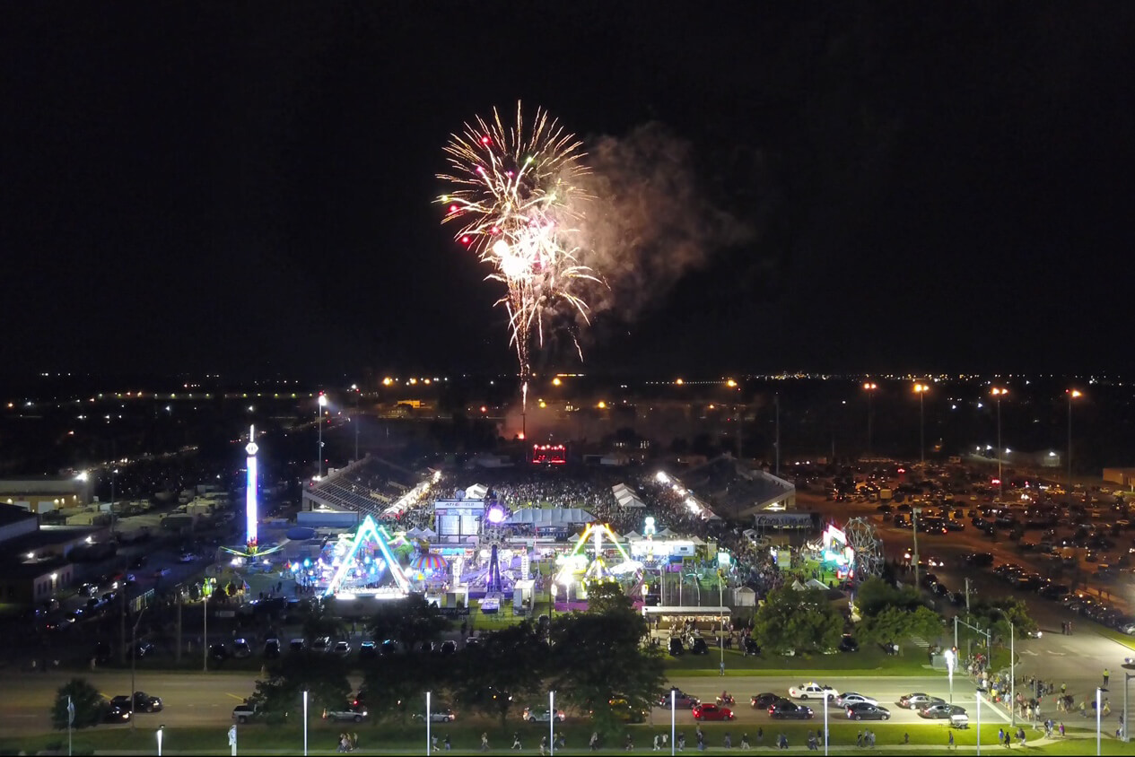 Fireworks and carnival