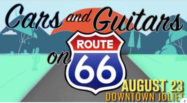 Cars and Guitars on Rt 66 August 23 in Downtown Joliet