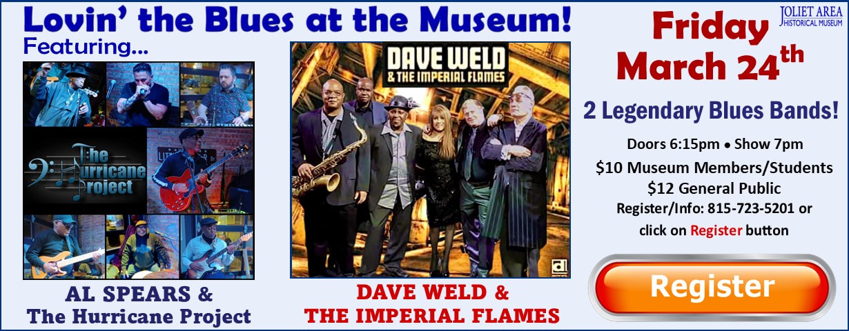 Lovin' the Blues at the Museum with Al Spears and the Hurricane Project and Dave Weld and the Imperial Flames