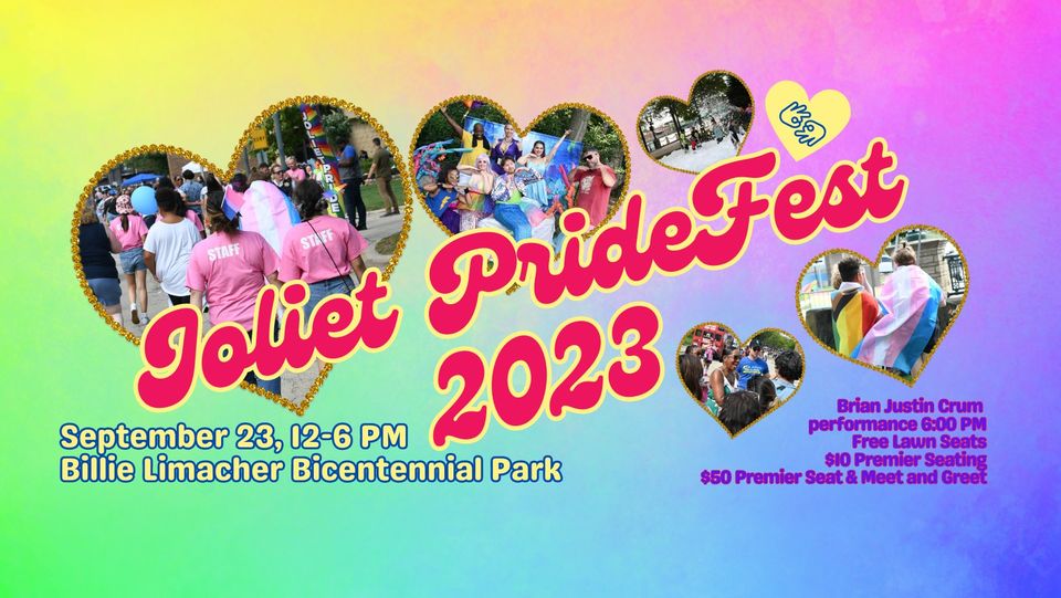 Joliet PrideFest 2023 September 23 Billie Limacher Bicentennial Park