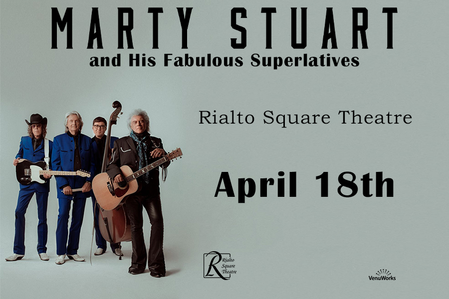 Marty Stuart and the Fabualous Superlatives Rialto Square Theatre April 18