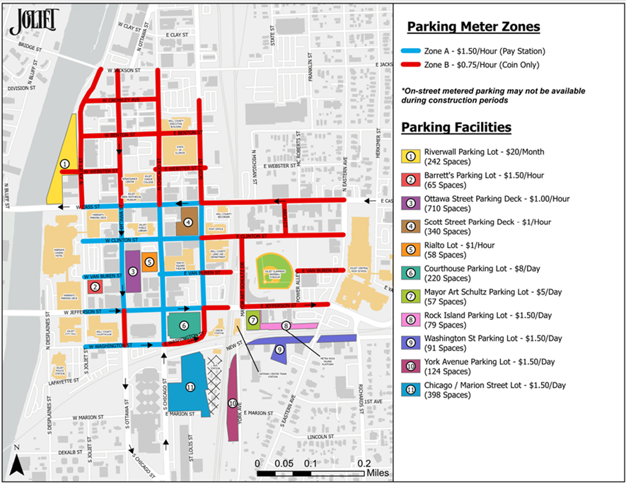 Downtown Parking Map