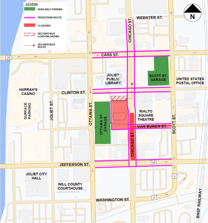 CHICAGO STREET Map