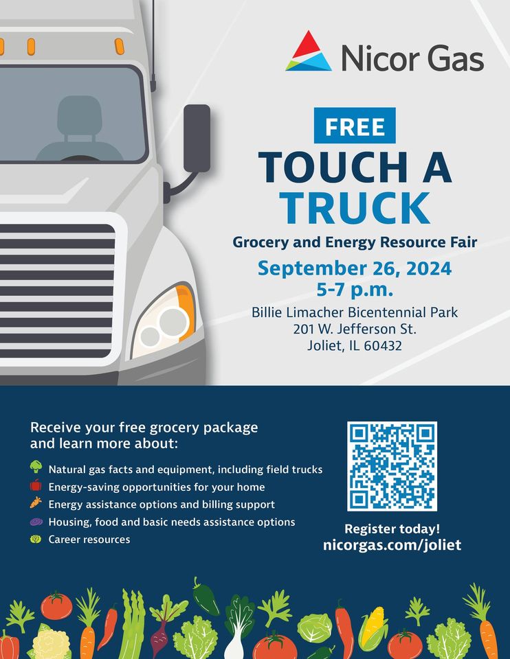 Nicor Gas Sponsored Touch-a-Truck Grocery and Energy Resource Fair Free to attend